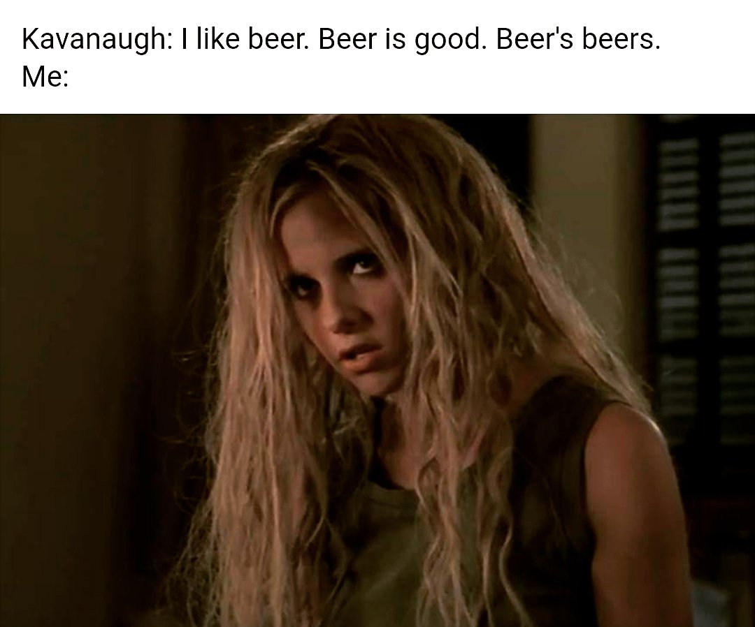 TheCaseWatson's tweet photo. #KavanaughHearings #BrettKavanaugh #metoo #beerbad https://t.co/cWDUgUA1RT