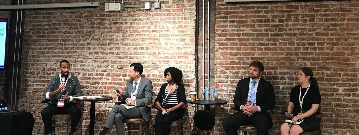 apcoworldwide's tweet photo. “Technologists must know how to talk about what they do, why they’re doing it & how it ties to an elevated purpose” - @kdharclerode at today’s #TechFluency panel, joined by @jmeyer88 @gadidechter @ahookz & @jonharsch https://t.co/CXZFbsV07p