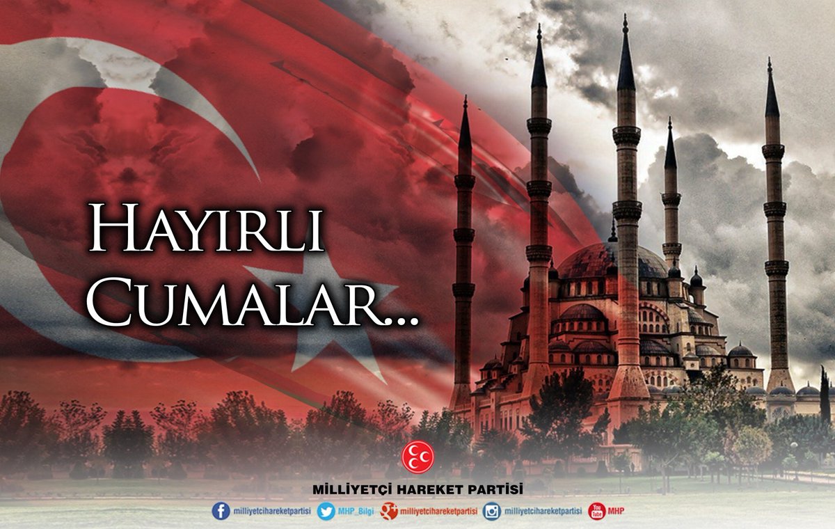MHP_Sosyal's tweet photo. Allah'ın Selamı Rahmeti, Bereketi üzerimize olsun!
Cumamız Mübarek Olsun! Hayırlı Cumalar. https://t.co/Dn4K12Eskj