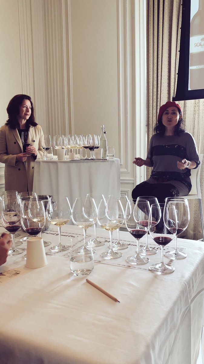 #LetsTalkGrandCru event at <a href="/HawksworthRest/">Hawksworth Restaurant</a> with Barb Philip, MW and <a href="/LauraCatena/">Laura Catena</a> #Vancouver #Wine #WineLover <a href="/CatenaMalbec/">Catena</a> @TrialtoAB #GrandCru