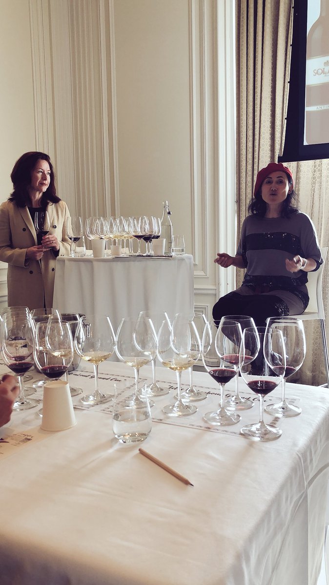 #LetsTalkGrandCru event at @HawksworthRest with Barb Philip, MW and @LauraCatena #Vancouver #Wine #WineLover @CatenaMalbec @TrialtoAB #GrandCru