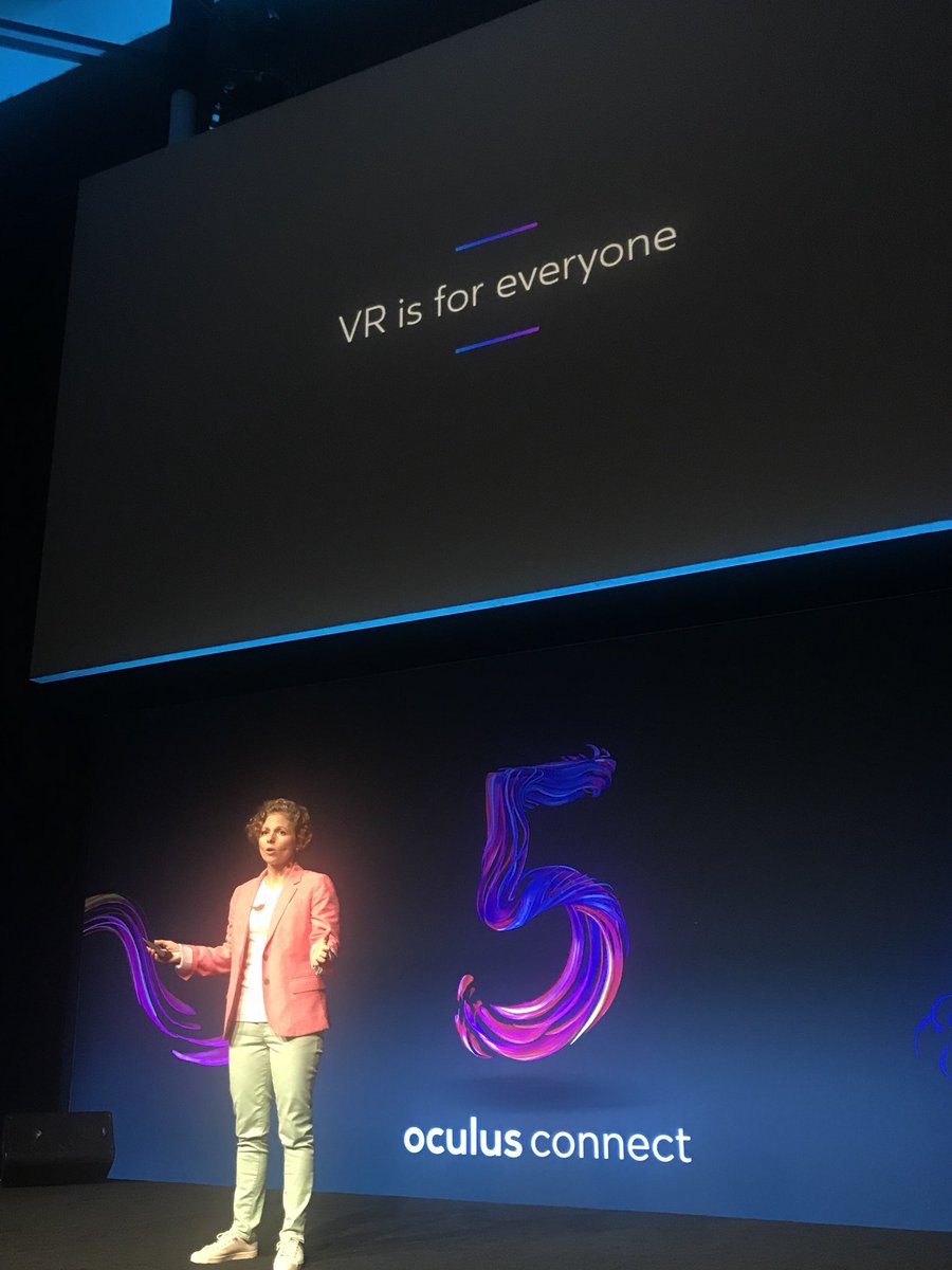 “VR is for everyone.” ~ @aVRjourney ⭐️😎🙌👏💯♥️🦄 📍@oculus Connect 5️⃣ #facebookspaces #socialVR #oc5 #vr #oculusconnect5 #oculus #oculusconnect