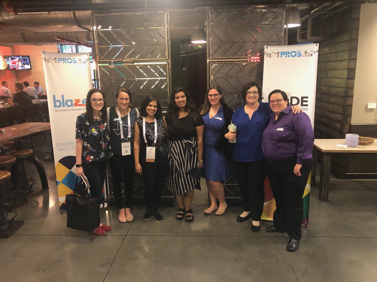 PriyaSapre's tweet photo. @GHC @PROS_Inc Womenintech and Pride network is hosting a reception starting at 430! Enjoy some drinks and snacks with us! #womenintech #mktbar #GHC18 https://t.co/pHChOD8KqY