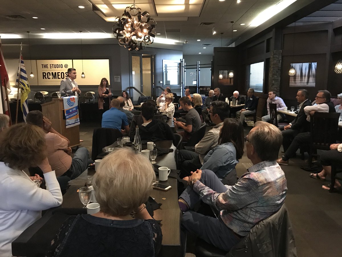 toddstonebc's tweet image. Pleased to provide ‘year in review’ update to @KamloopsWRotary &amp;amp; answer questions about upcoming #PropRep referendum. Lots of concerns about reducing local representation, transferring power from voters to parties &amp;amp; flawed referendum process. #Kamloops @PeterMilobar #NoBCProRep