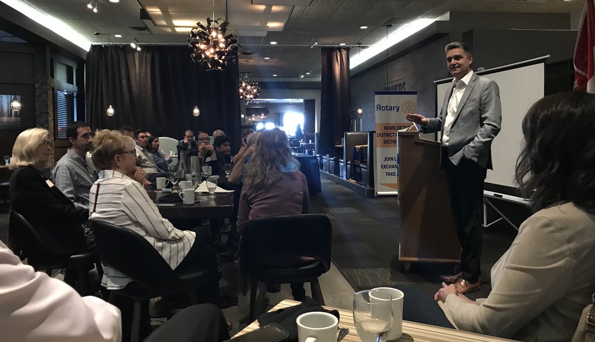 toddstonebc's tweet image. Pleased to provide ‘year in review’ update to @KamloopsWRotary &amp;amp; answer questions about upcoming #PropRep referendum. Lots of concerns about reducing local representation, transferring power from voters to parties &amp;amp; flawed referendum process. #Kamloops @PeterMilobar #NoBCProRep
