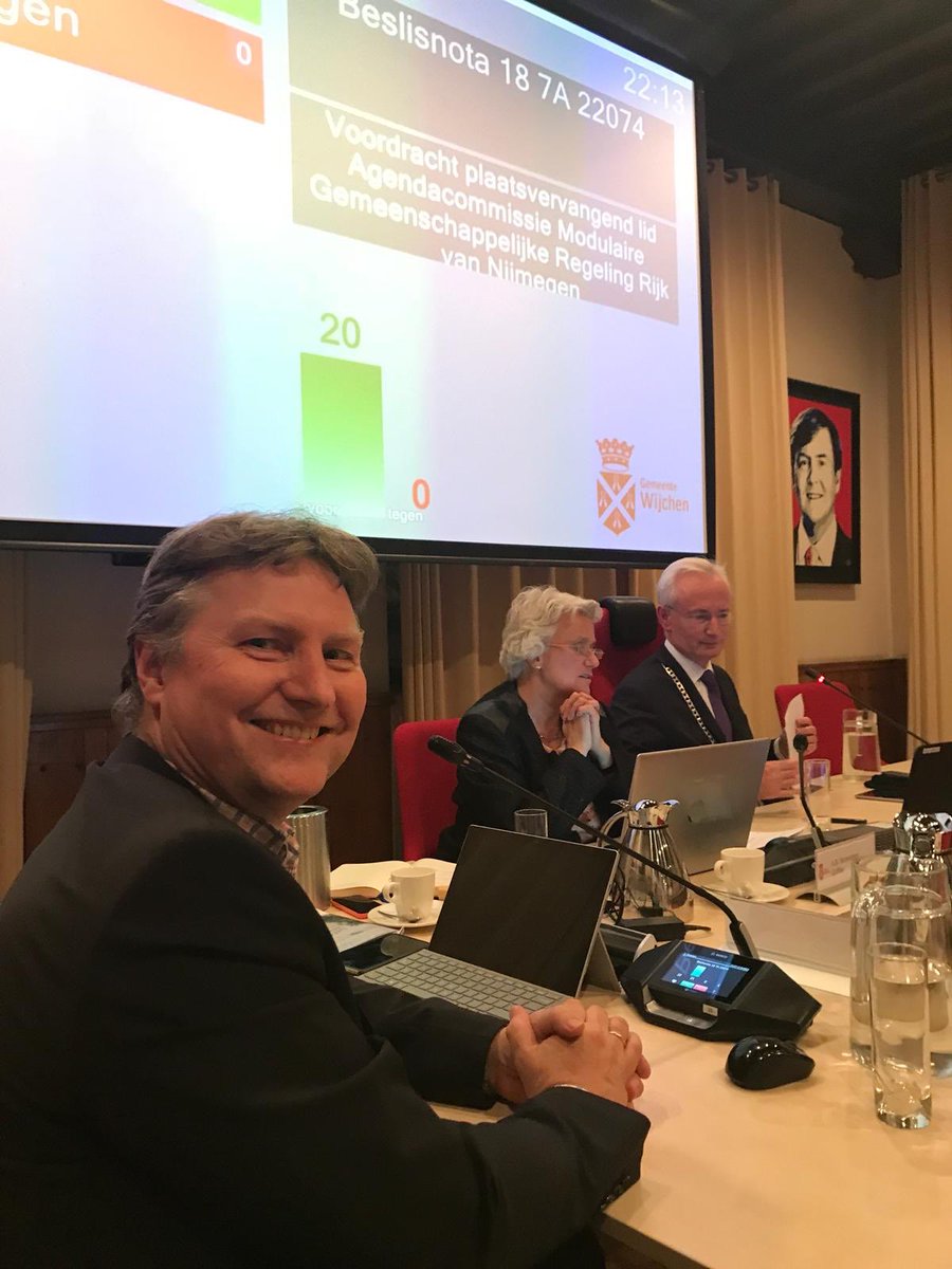 Benoemd tot Plaatsvervangend Agendacommissielid Modulair Gemeenschappelijke Regeling Rijk van Nijmegen. Mijn langste functienaam ooit 😊.