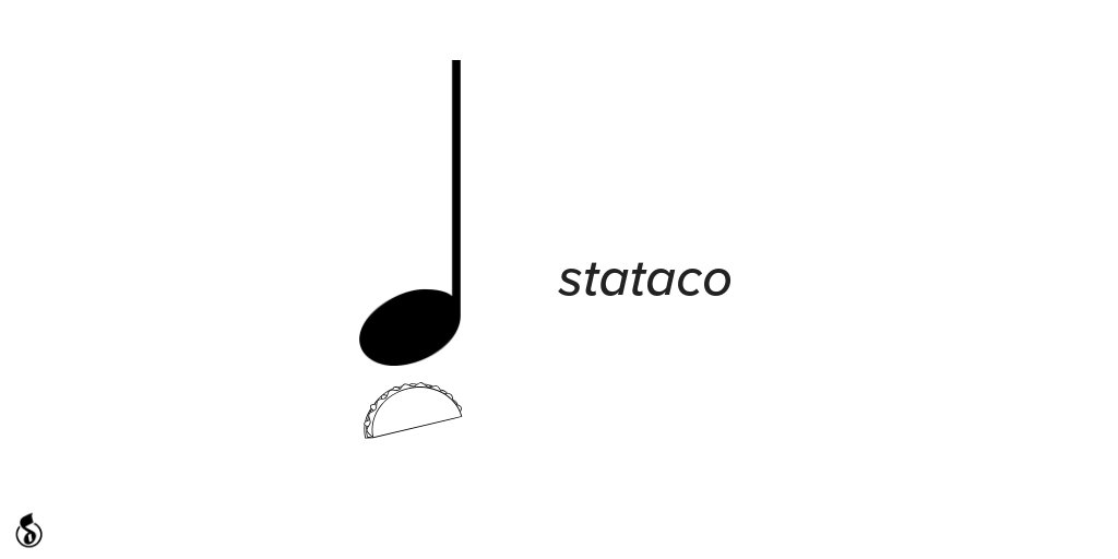 The tastiest articulation in music! 😋