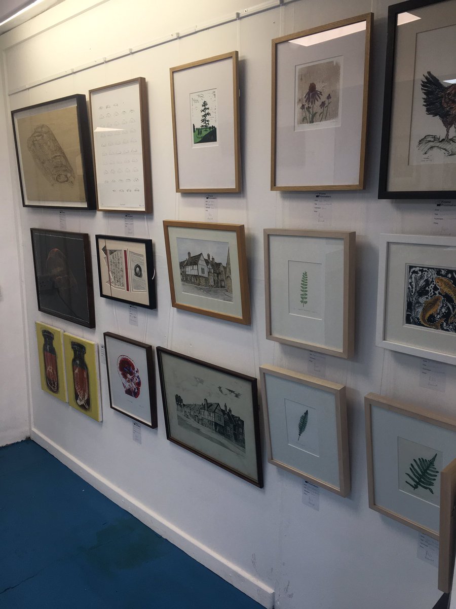 FPrintmakers's tweet image. New gallery open in our workshop, mainly a Saturday thing but open other times too... pop by and take a look! 👁