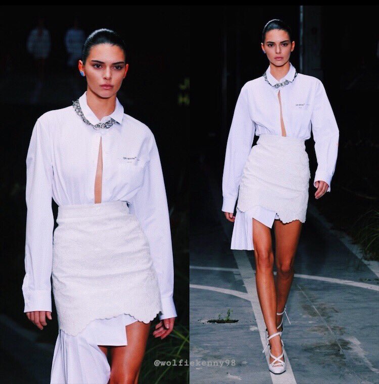 Kendall Jenner And Bella Hadid Open Off White Ss19 During