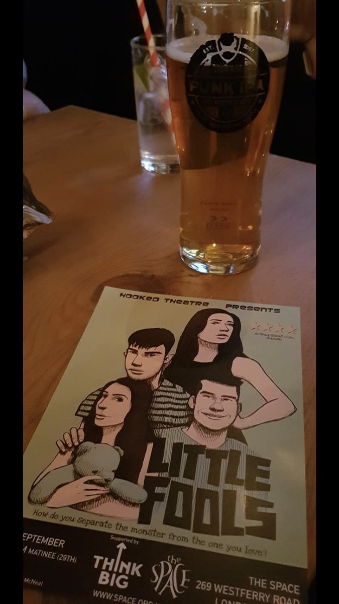 louikell's tweet photo. Wow ๐ฎ @HookedTheatre @hollykellingray @brookebrooklyn1 what a performance. I canโt believe you have written that fantastic show! Acted and directed it too!! Go see it!! Not to be missed! #LittleFools #theatre โค๏ธโค๏ธ https://t.co/P4SMuB7U4B