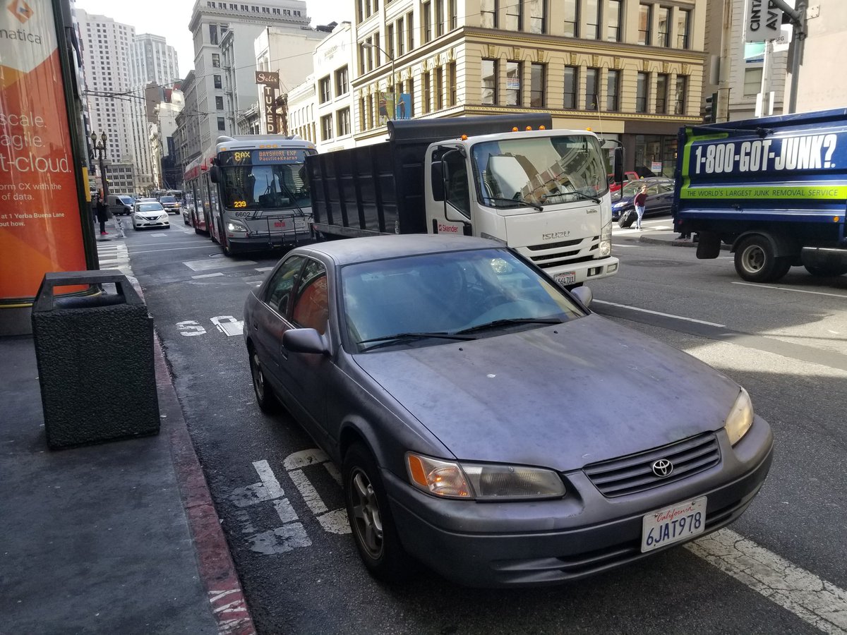 transbay's tweet photo. Just another fine day riding transit during #SFtransitweek in this transit-first city. https://t.co/8eUELS38Ey