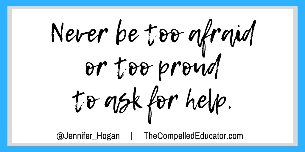 Jennifer_Hogan's tweet photo. I struggled with this when I was younger. Thank goodness I changed my ways. And if you know me now, you would never guess this about me. I don't shy away from asking questions or asking for help. 🔥#AlwaysGrowing #CompelledED https://t.co/aM8lDBT7Kk