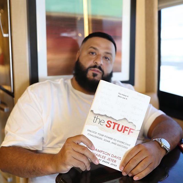 djkhaled's tweet photo. Bless Up @sjeter2 make sure you pick up her amazing book #theSTUFF https://t.co/dKMHMXG8n4