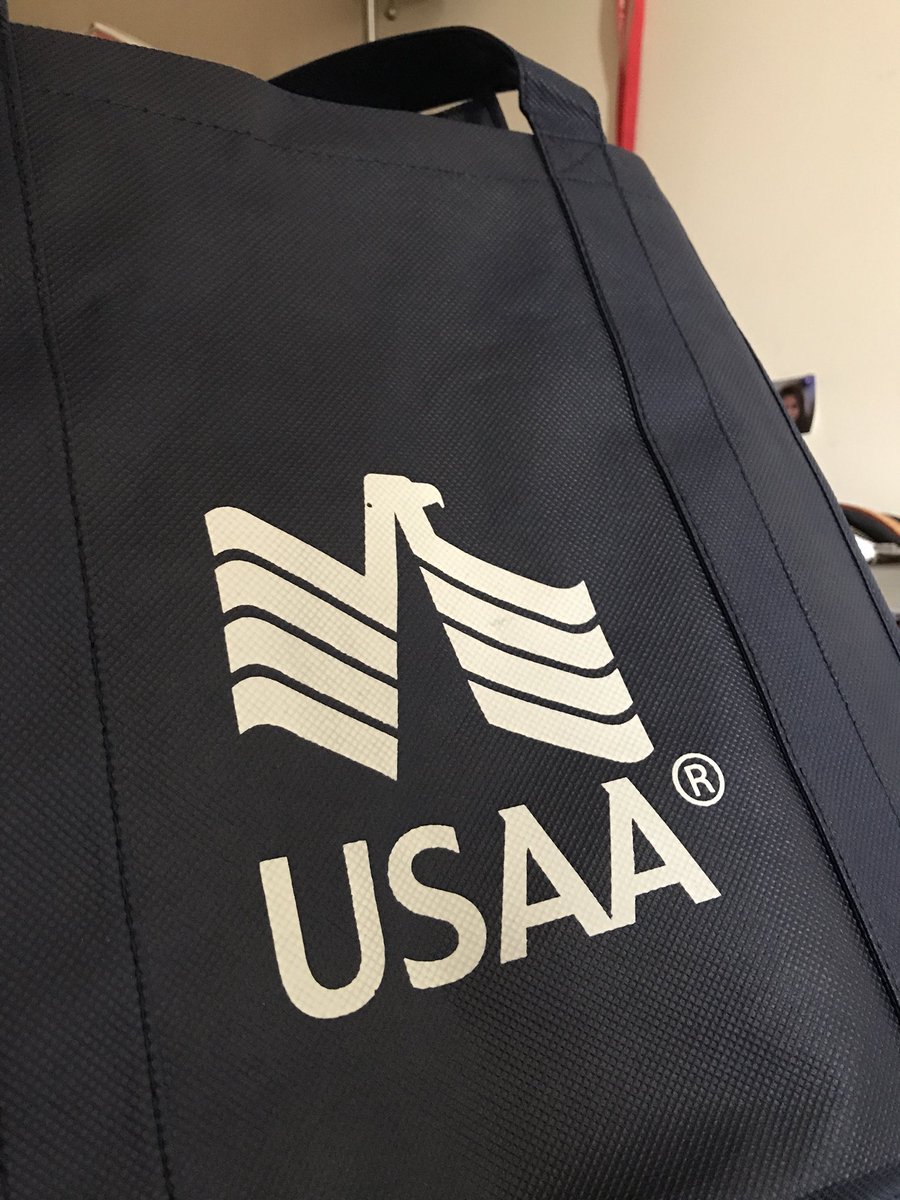 Candypo's tweet image. Going thru my swag back from #MICOrlando! Had such a great time! #donotmissmic19 #MICDC Thanks @USAA 👍🏼