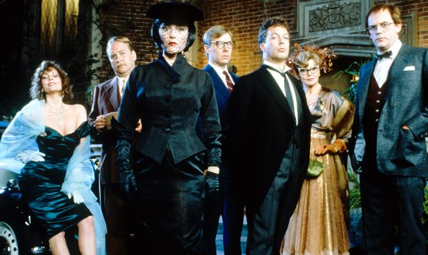 huntington's tweet photo. It's all the usual suspects... Scarlett, Plum, Peacock, White, Green, Mustard - plus Wadsworth and Yvette!

Join us for a screening of the cult classic "Clue" at @thecoolidge on Oct. 1, with a post screening discussion on #SherlockBOS → https://t.co/L5P49i2VRd https://t.co/FQBE0ItUgF