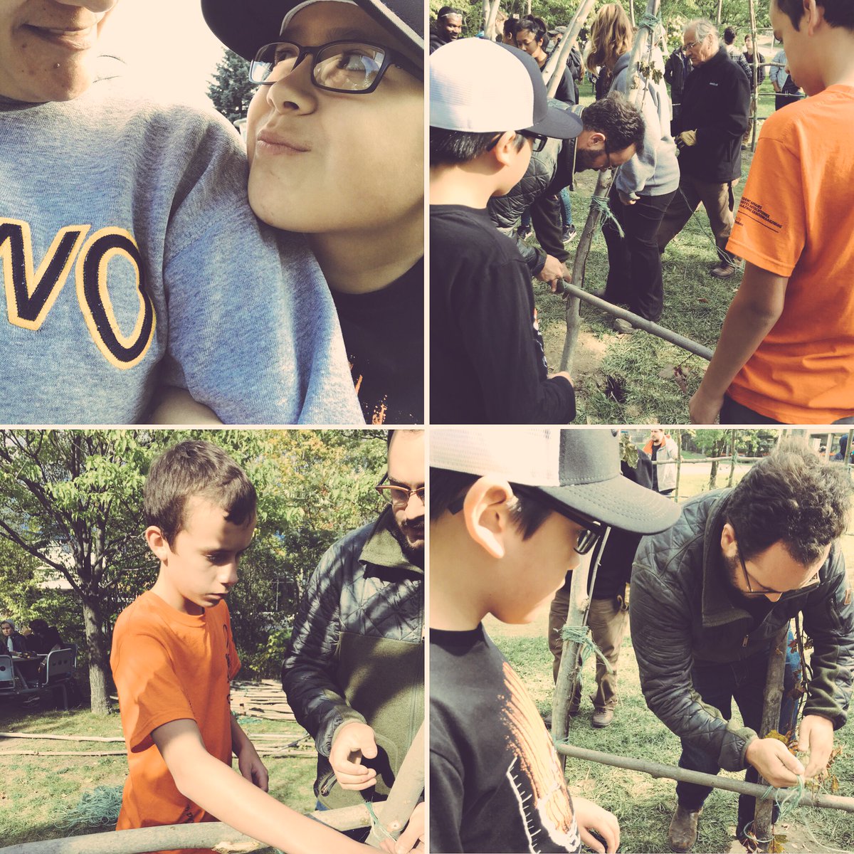 Joey-Lynn Wabie (@jlwabie) on Twitter photo Day 2 of wigwam building w @IndigenousLU <a href="/McEwenSchool/">McEwen Architecture</a> & <a href="/LaurentianISWK/">Laurentian University Indigenous Social Work</a>. I brought #mylittlemen today to help. Miigwetch to Art Petahtegoose, Elder for his guidance & Eladia Smoke for her coordination skills & of course to the students who are putting in the labour. ❤️ Day 2 of wigwam building w @IndigenousLU <a href="/McEwenSchool/">McEwen Architecture</a> & <a href="/LaurentianISWK/">Laurentian University Indigenous Social Work</a>. I brought #mylittlemen today to help. Miigwetch to Art Petahtegoose, Elder for his guidance & Eladia Smoke for her coordination skills & of course to the students who are putting in the labour. ❤️