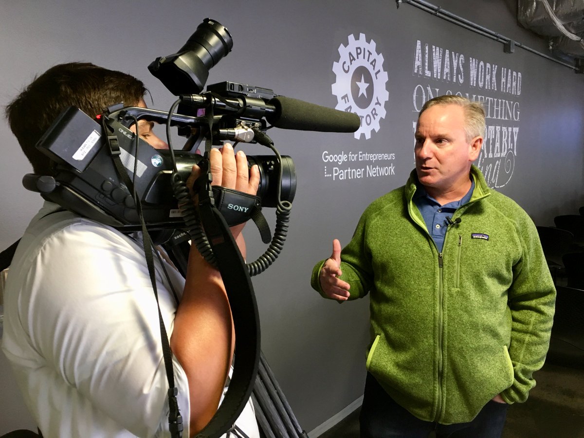 armyfutures's tweet image. Adam Harrison and Paul Norwood from the @USArmy #FuturesCommand sat down with @KXAN_News reporter Chris Davis to discuss &quot;A-Hack-of-the-Drones,&quot; that will kick off tomorrow with @MD5NET at the @CapitalFactory in Austin Tx.