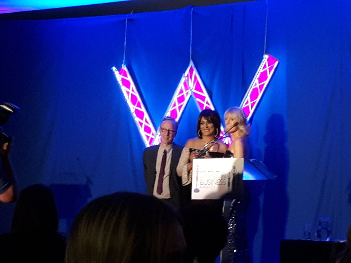 UniLeicBusiness's tweet photo. Congratulations to Geeta Bhalla - DFW Interiors, winner of Small Business of the Year #lmwib https://t.co/0Ms2whA2Ox