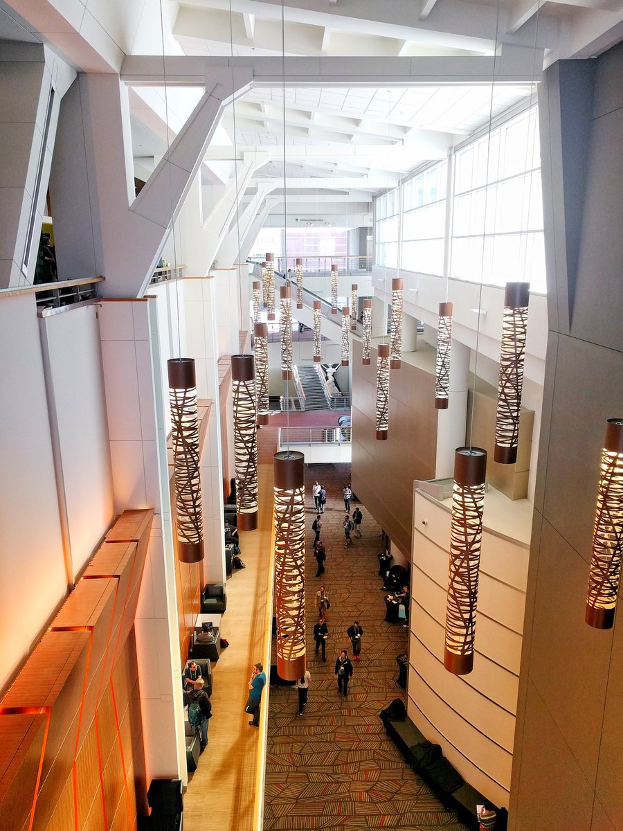 olafurw's tweet image. Great view over the main hallway. #CppCon #CppCon2018