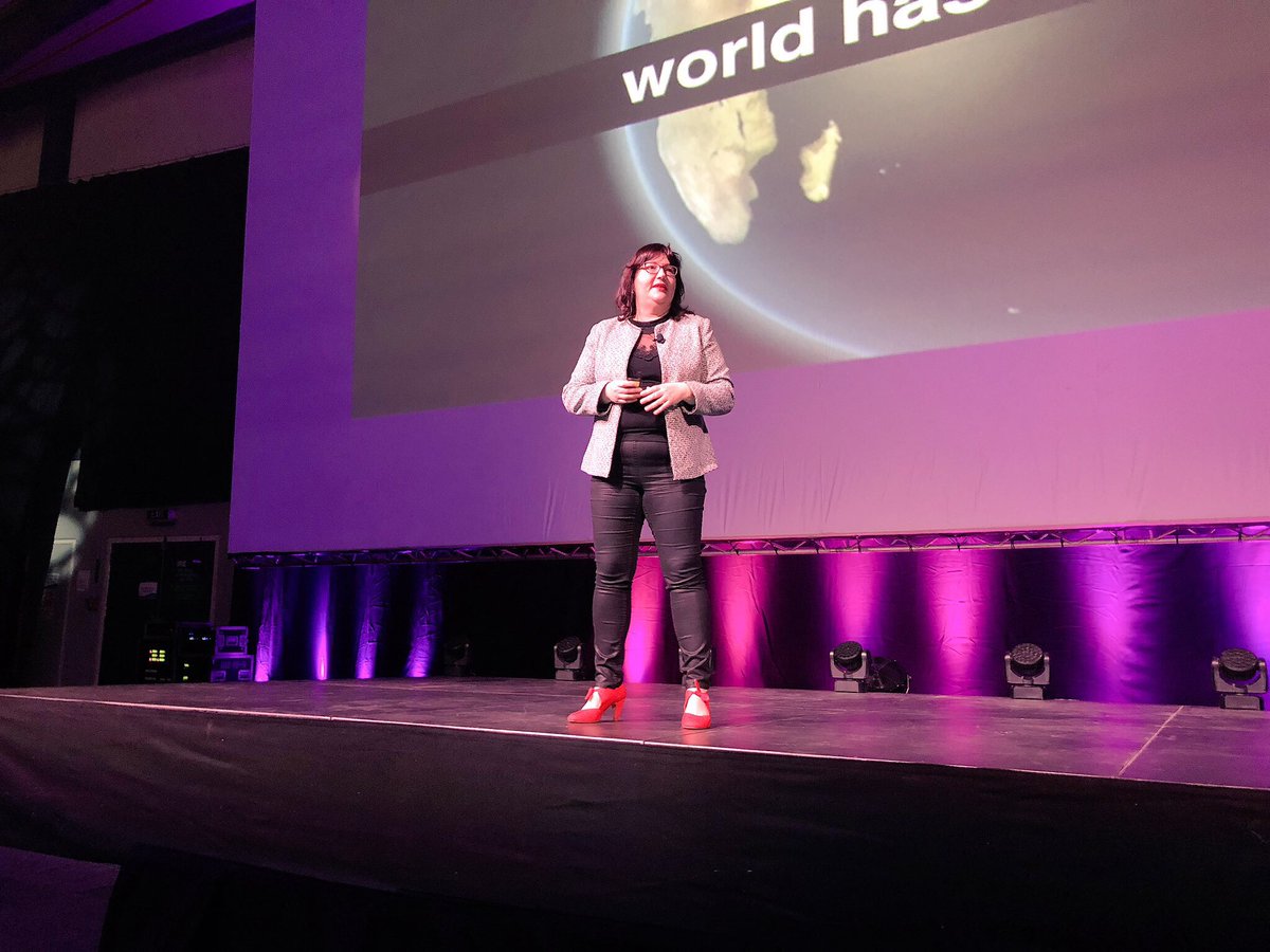MYOB's tweet photo. 🇳🇿 Mel Power from @therevfirm talking us through the changes traditional businesses need to make to become revolutionary! #MYOBPC https://t.co/0IzMSz8jgp