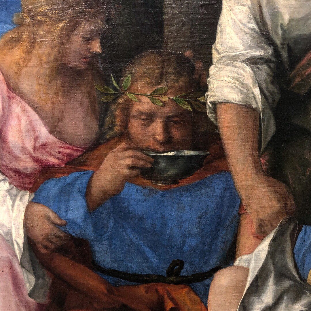 #Bellini and #Titian’s ‘The Feast of the Gods’, 1514/1529. What a loan from the <a href="/ngadc/">National Gallery of Art</a>! One of many extraordinary pictures to feast on in the @national_gallery’s #MantegnaBellini exhibition. A triumph. Bravo, <a href="/campbell_c_m/">Caroline Campbell</a>!