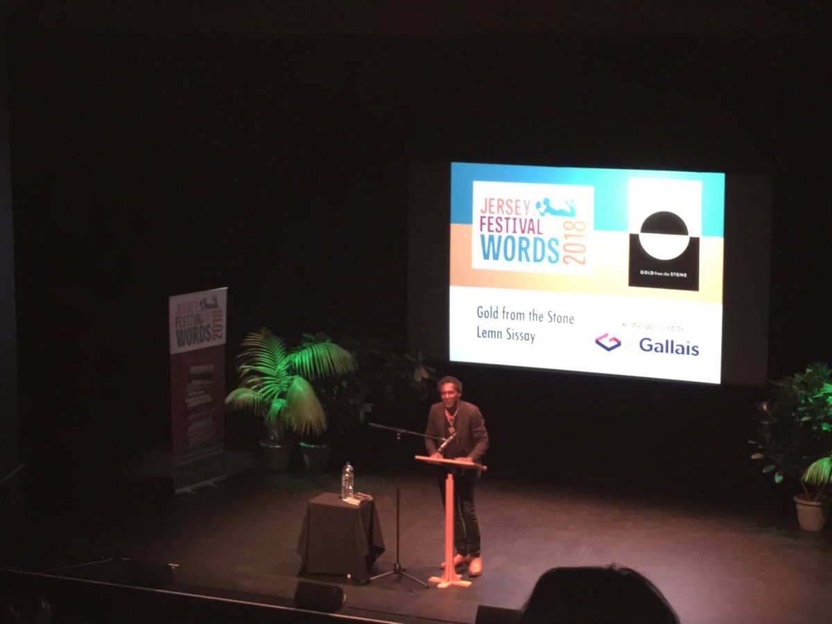 AdeleDark's tweet photo. Lemn Sissay @jerseyfestivalofwords https://t.co/HhhKHuIvlk