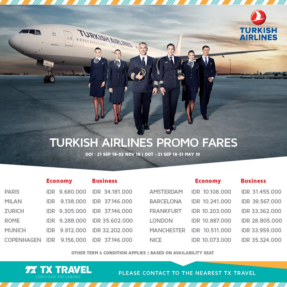 txtraveltegal's tweet photo. Info lebih detail dan pemesanan silakan menghubungi HP/WA 08159983605, 081806401401, 087730900877, 087880656634
#txtravel #txtegal #trip #travel #travelling #tour #tiket #promo #murah #meriah #limited #liburan #fun #hemat #happy #promofares #turkishairlines https://t.co/MMsExN8nKK