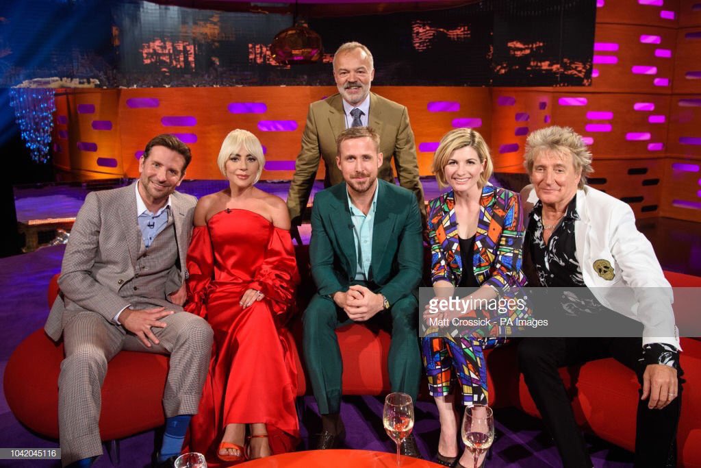 LⱯDY GⱯGⱯ NOW🪞 on X: "Lady Gaga with Bradley Cooper, Ryan Gosling and  Jodie Whittaker on 'Graham Norton Show' tonight. https://t.co/Sg6SEvyfpN" /  X