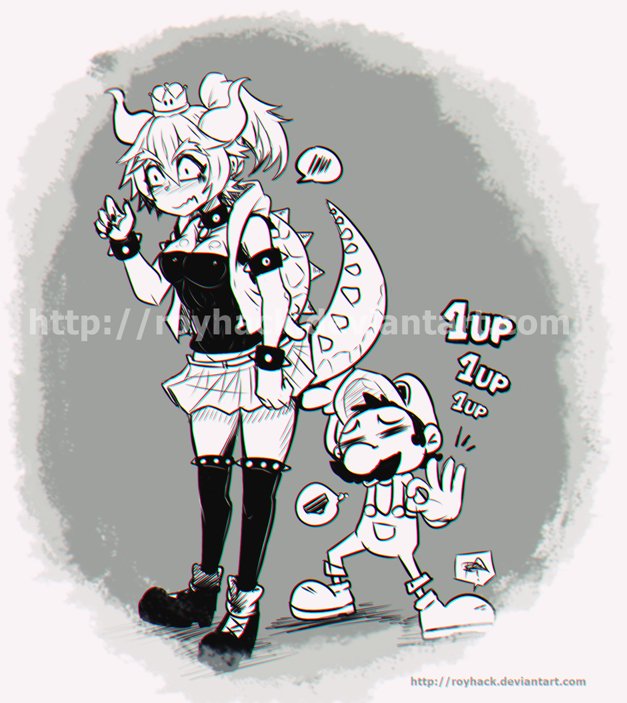 ROyHACK01's tweet photo. jaja la neta no se pero mario es mitad japones no?
#anime #CHIBI #manga #bowsette #sketch #bowser #bowserkoopa #fanart #nintendo #ladybowser #princessbowser #koopahime #bowsettefanart #bowsettequeenkoopa #クッパ姫 #supermariobros #supermario https://t.co/Xrv1UFLhgZ