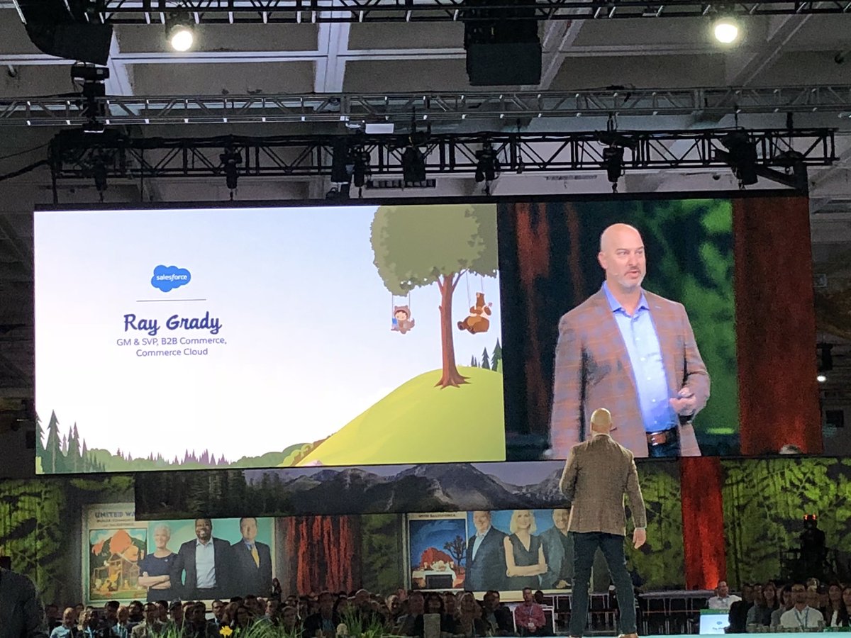 raygrady1971's tweet photo. Smarter, faster, and connected B2B Commerce. @CommerceCloud #DF18 https://t.co/I00aUNF5on
