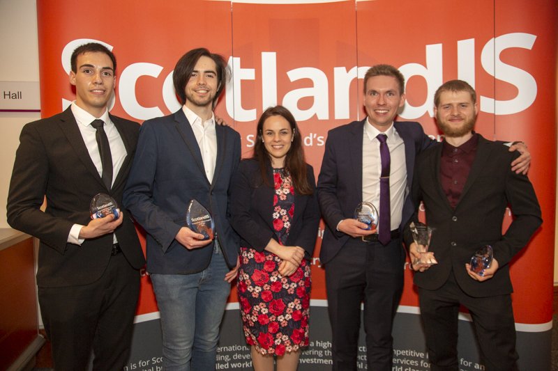 thaywoodphoto's tweet photo. Congratulations to the award winners of the Young Software Engineer of the Year at #ScotSoft2018 @scotlandIS https://t.co/G6Z6CzNcgg