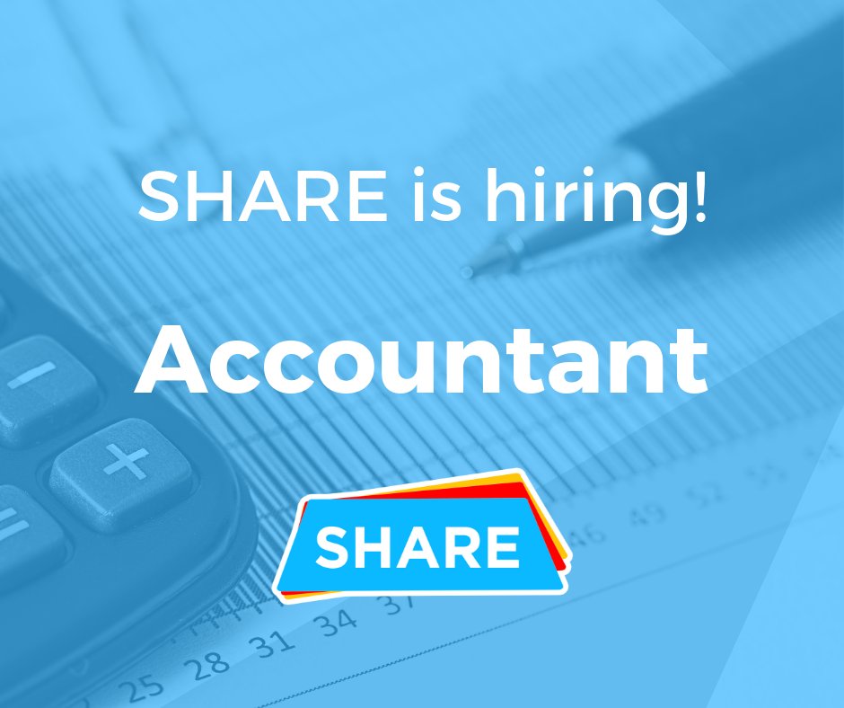 SHARE is hiring an accountant! Click the link to learn more and apply to join our team! linkedin.com/jobs/cap/view/…