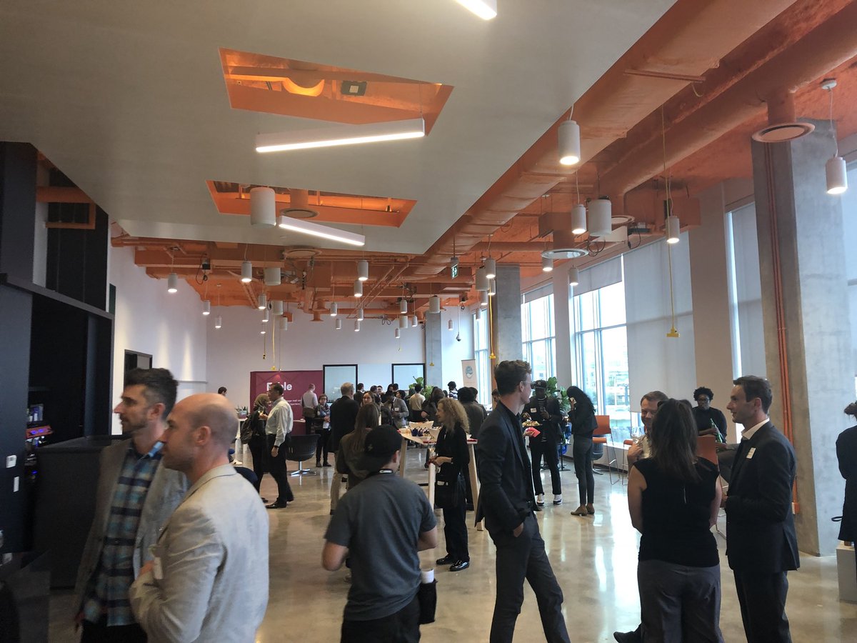 MoVernie's tweet photo. This new #OCAD space is not open to the public but SOON. Glad to tour this new space 1st Hand.
Where is this? Itโs formerly the โ#Guvernmentโ night club. Definitely brought back lots of memories.
#icpitch2018 #elevatetechfest @ocad @elevate @imaginationcats @casselsbrock https://t.co/vygQRl3GRt