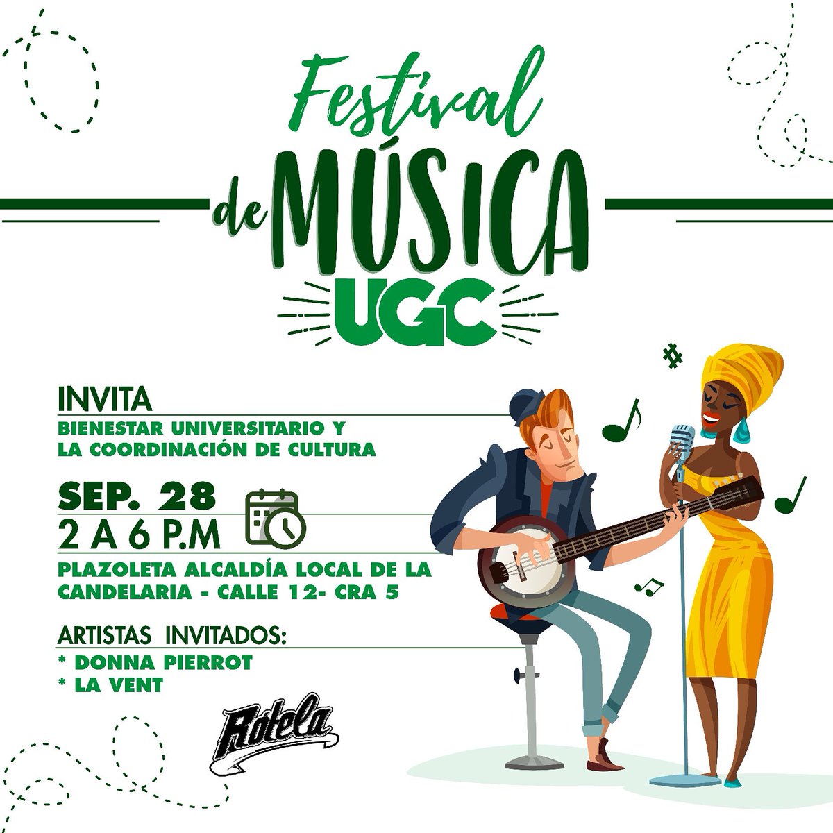 ULaGranColombia's tweet photo. #SemanaUGCIn
Mañana vive un increíble cierre de nuestra semana académica y cultural 🎷🎵📻
¡Te esperamos! https://t.co/hAcLVozF5F