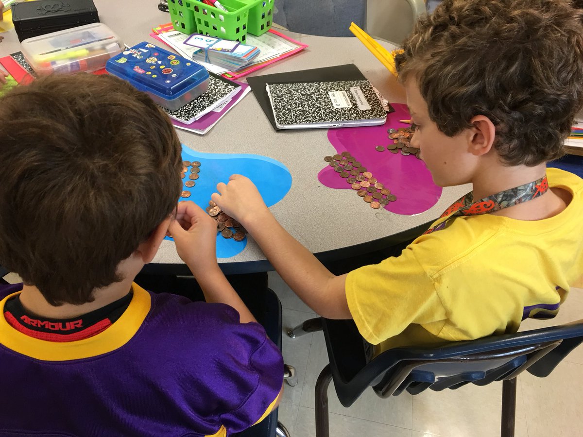 Representing multiplication using arrays with different manipulatives #pennies #theylovestickers #capturethetiles <a href="/CCPS_VA/">Clarke Co Schools</a> <a href="/CESGoPanthers/">CESGoPanthers</a> <a href="/MTinsman_edu/">M Tinsman Principal</a> #shareyourstory