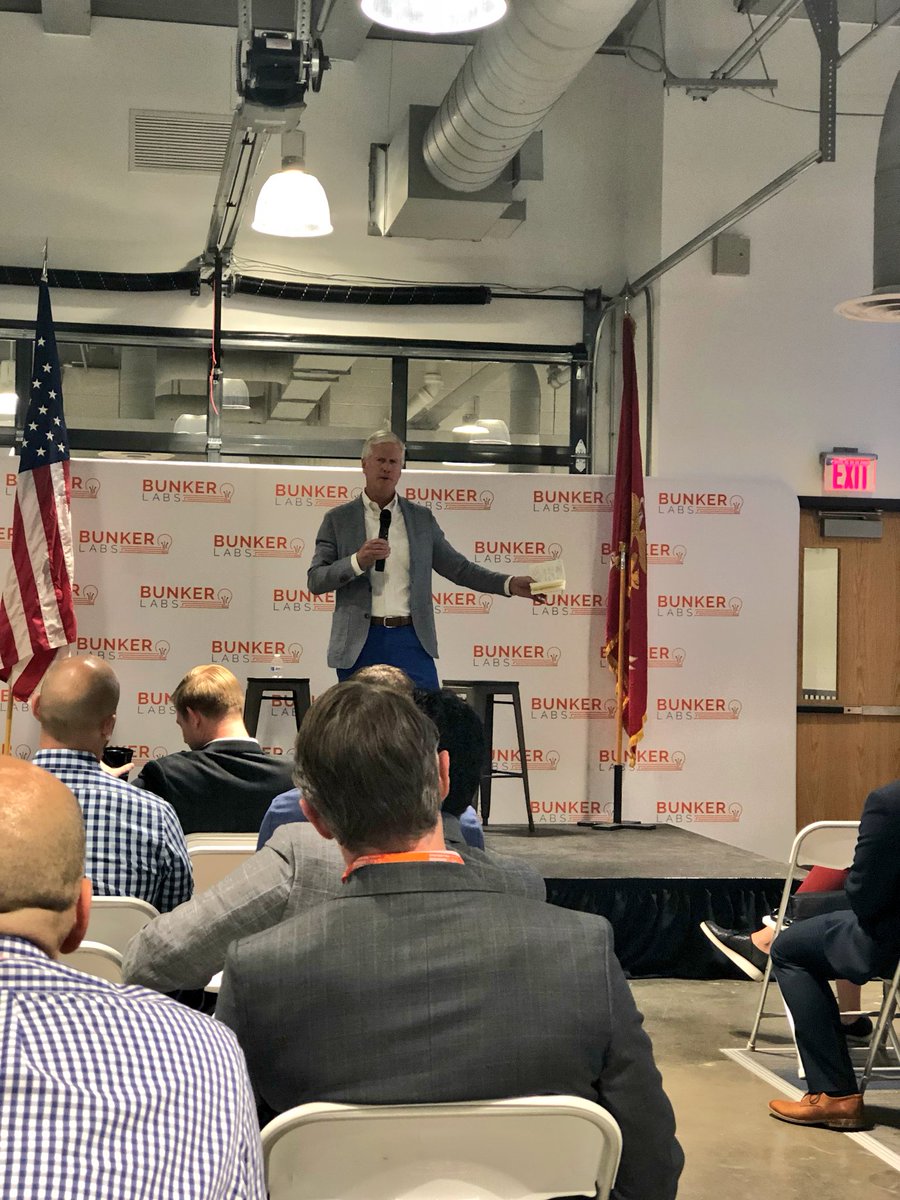 What an honor to hear from fellow <a href="/BunkerLabsPHL/">Bunker Labs PHL</a> board member, <a href="/RangerSpider/">Spider Marks</a> at the #MusterPHL! #BunkerLabsPHL