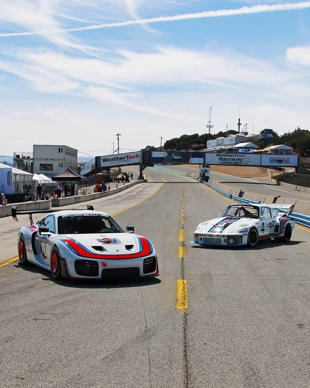 CorsaLusso's tweet photo. The first 935 ever built and the newest 935, both in Martini&amp;Rossi livery.
📷: @giannicabiglio
-
#porsche #porschemoment #porsche935 #martiniandrossi #rennsportreunion #rrvi #rennsport #corsalusso #carsandcoffee #drivebold #carsandcoffeeisnotacrime #t… https://t.co/jfR1MfTWfz https://t.co/I3eTZM8dGX