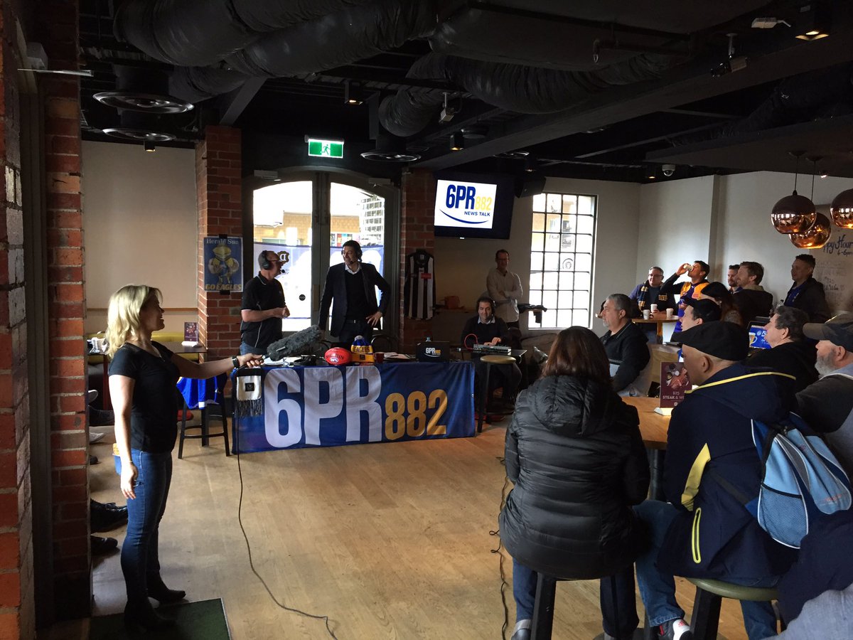 Duke of West Coast up and running with Baz and Millsy... calling all Eagles supporters to come down.