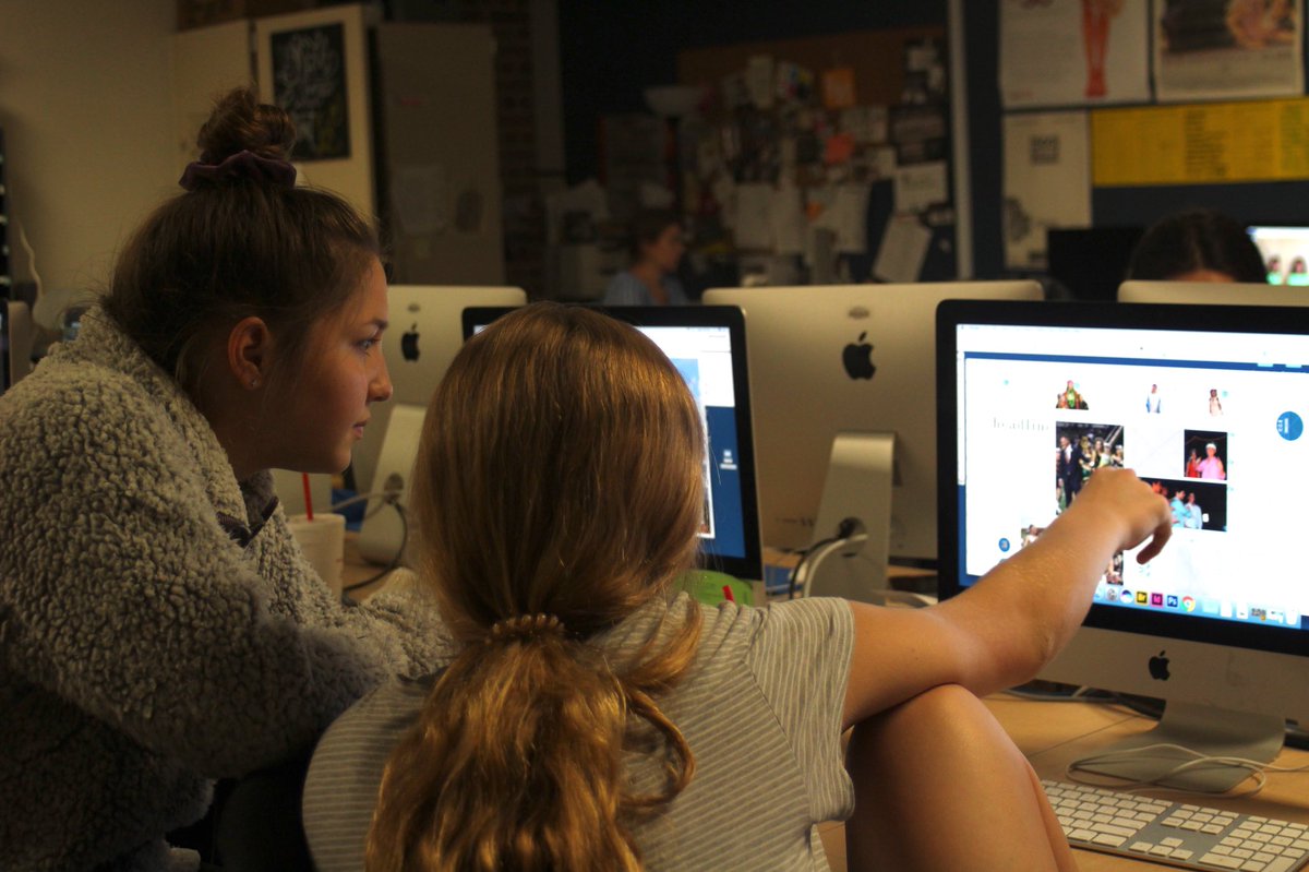 Here’s a little sneak peek of our yearbook staff working hard on the yearbook. Don’t forget to buy one soon!