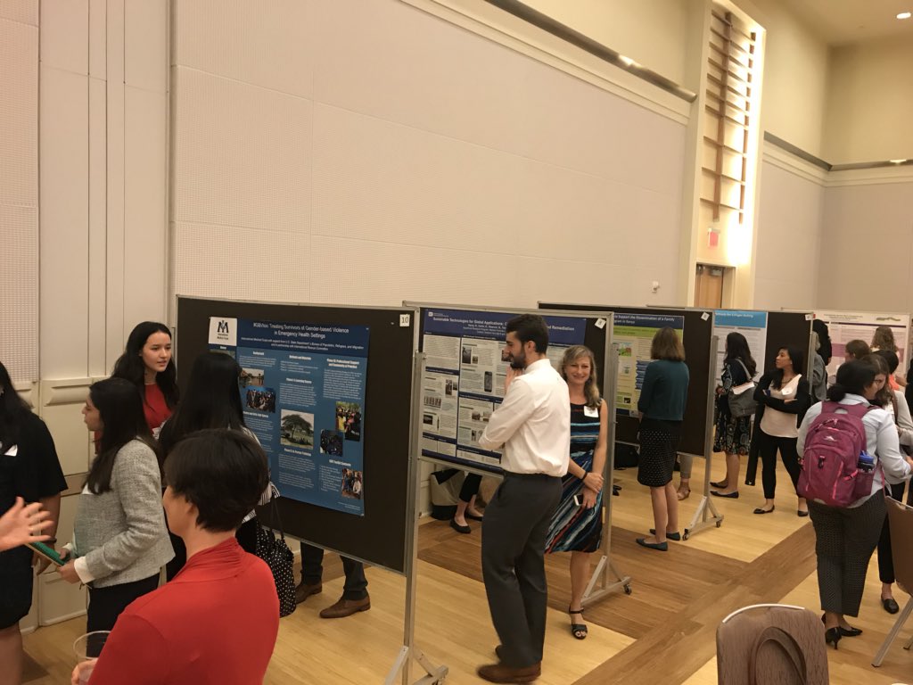 GirlsGoGlobalH1's tweet photo. @TriangleGH So proud to have been part of the afternoon poster session ”#GBVtoo : treating survivors of GBV in emergency settings” #girlsgoglobalhealth https://t.co/tVnhIpdap0