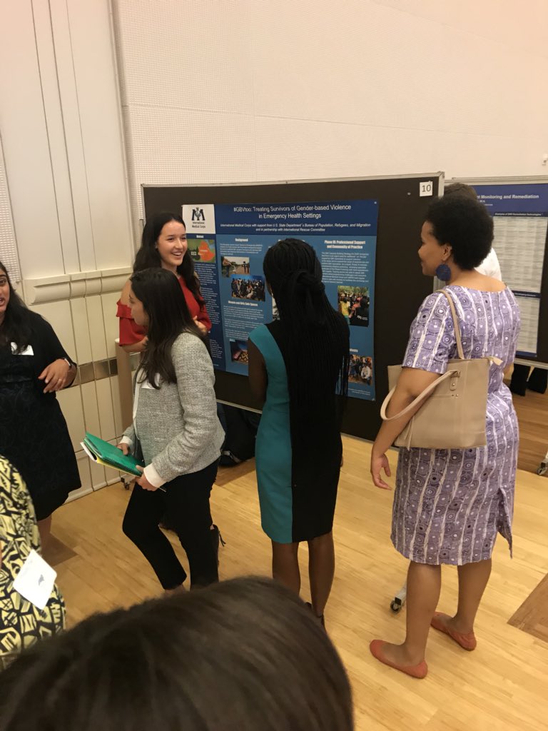 GirlsGoGlobalH1's tweet photo. @TriangleGH So proud to have been part of the afternoon poster session ”#GBVtoo : treating survivors of GBV in emergency settings” #girlsgoglobalhealth https://t.co/tVnhIpdap0