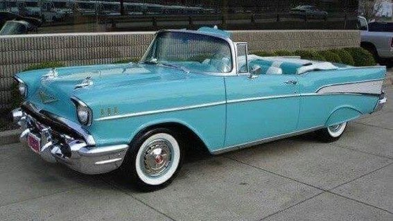 LeeStix's tweet photo. #stunning #57 #chevy #convertable https://t.co/UfFi5i80j5