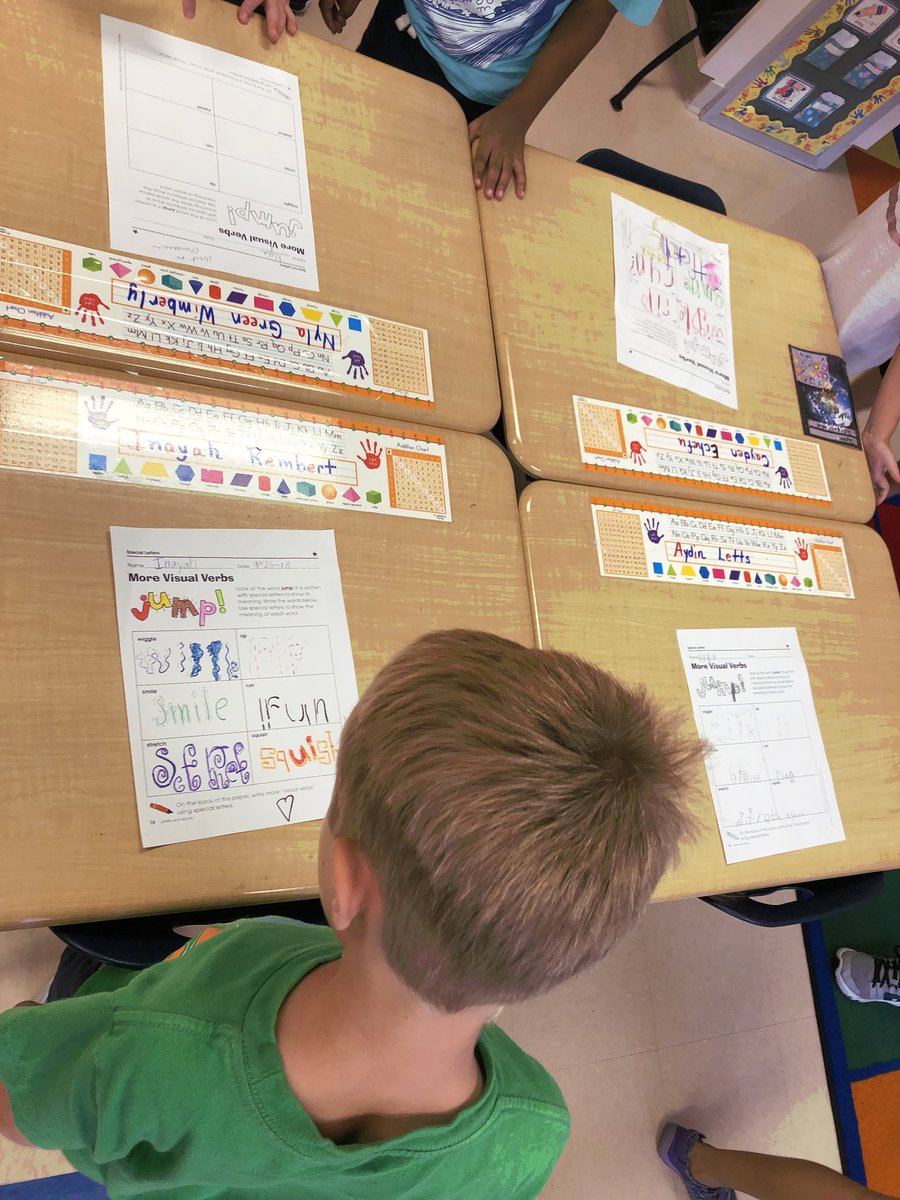 sberkheimer1st's tweet photo. Never a dull moment in first grade! Learning at its best!
#readtobuddy #anotherdaily5stationunderway #partnerSME #learningfromoneanother #teachTCi
#artsyadjectives #grammargallerywalk https://t.co/jovChl3fP3