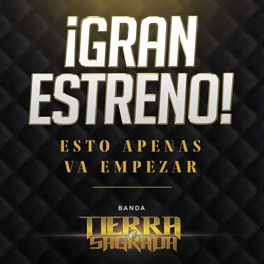 Gabriieeliitha's tweet photo. 🚨 ¡ATENCIÓN! 🚨
HOY es el GRAN ESTRENO del video de lo más nuevo de Banda Tierra Sagrada. Espérenlo a las 8:00 pm hora pacifico:
- E S T O  A P E N A S   V A  A  E M P E Z A R -

#DeLoBuenoLoMejor #EstoApenasVaAEmpezar https://t.co/mf335fDPX8