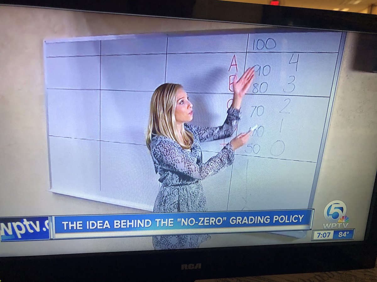 MerrisBadcock's tweet photo. WPTV’s @AmyLipman nailing her standup tonight in a story on #nozero grading policies!! Read more about it here! https://t.co/PvDQyiuUpa https://t.co/Fv5tyRq6gp