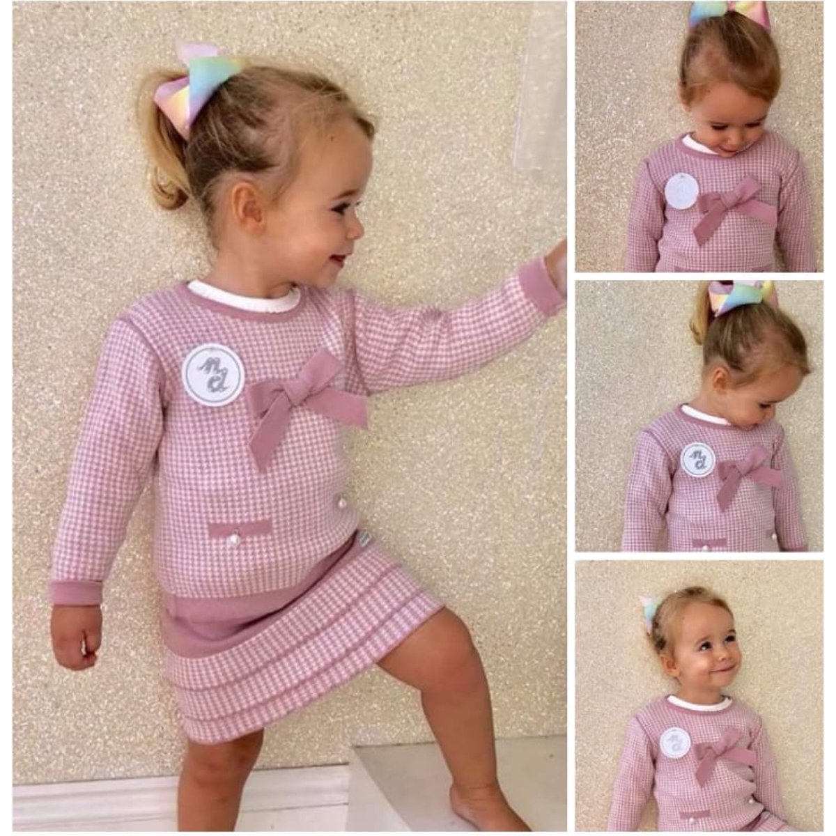 Smallworld2016's tweet image. Gorgeous channel inspired 2 piece knit set in store now £45 age 2-10 years 📞01689 889 637 or DM to order