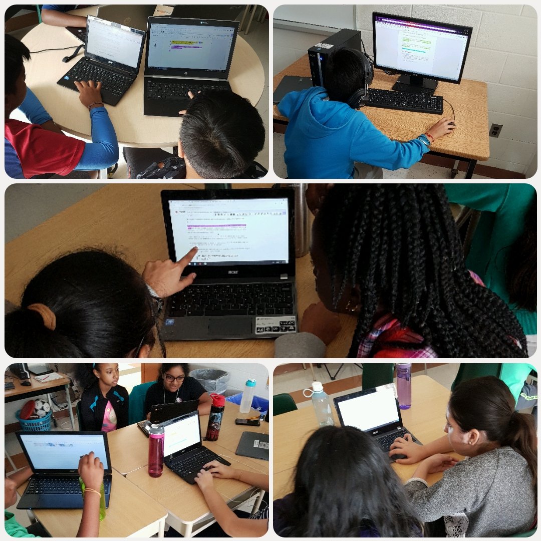 Students today were given the opportunity to explore Google read and write <a href="/CalderstoneMS/">Calderstone MS</a> #peel21st #Peeleml