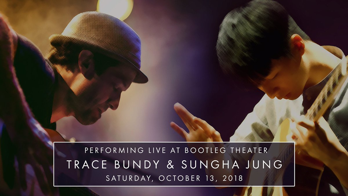 BOOTLEGtheater's tweet photo. We only have a handful of tickets left for @tracebundy & @jungsungha on Sat. 10/13 ๐ธโจ Get em now before they're all gone! ๐ https://t.co/fkXNwsnCa3
#LowTicketWarning #TraceBundy #SunghaJung #BootlegTheater #LosAngeles #HiFi #HappeningInLA #Guitar #LiveInLA #NewMusicThursday https://t.co/9jU0OBjq5t