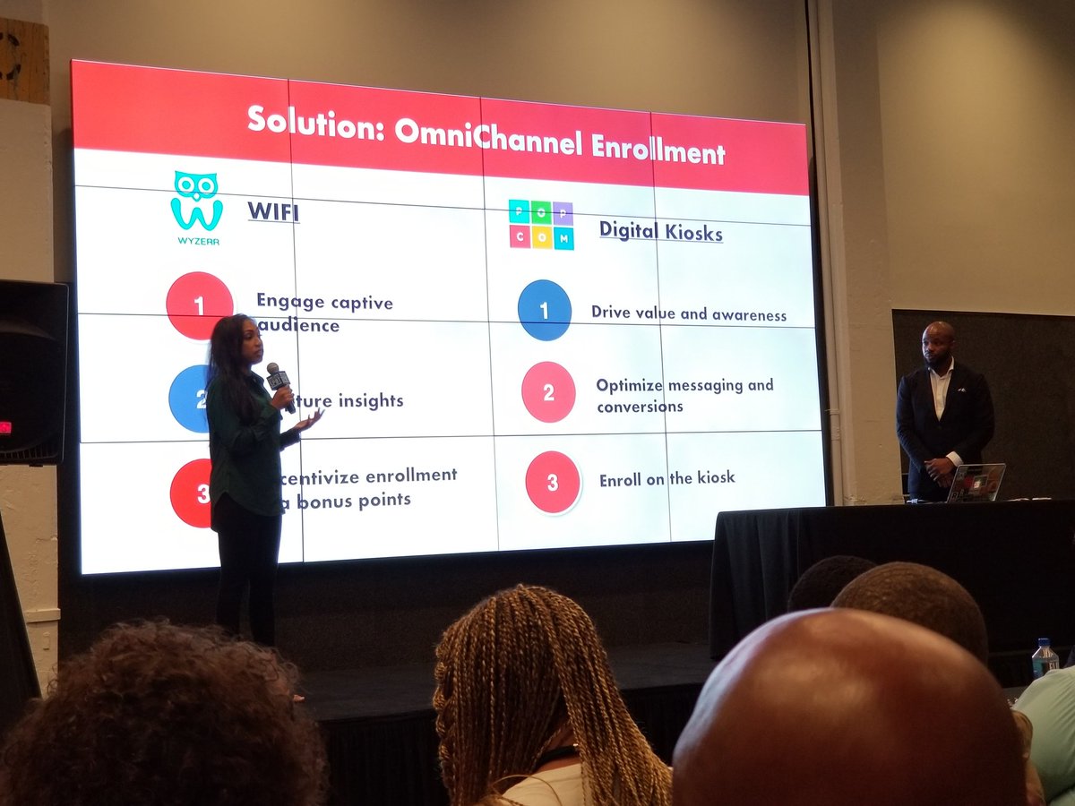 OmniX pitching a holistic solution to improve the airport customer experience and increase rewards enrollment!

#ATLthinks 
<a href="/amplify4good/">Amplify 4 Good</a> 
<a href="/ATLairport/">Atlanta Airport</a> 
#productinnovation