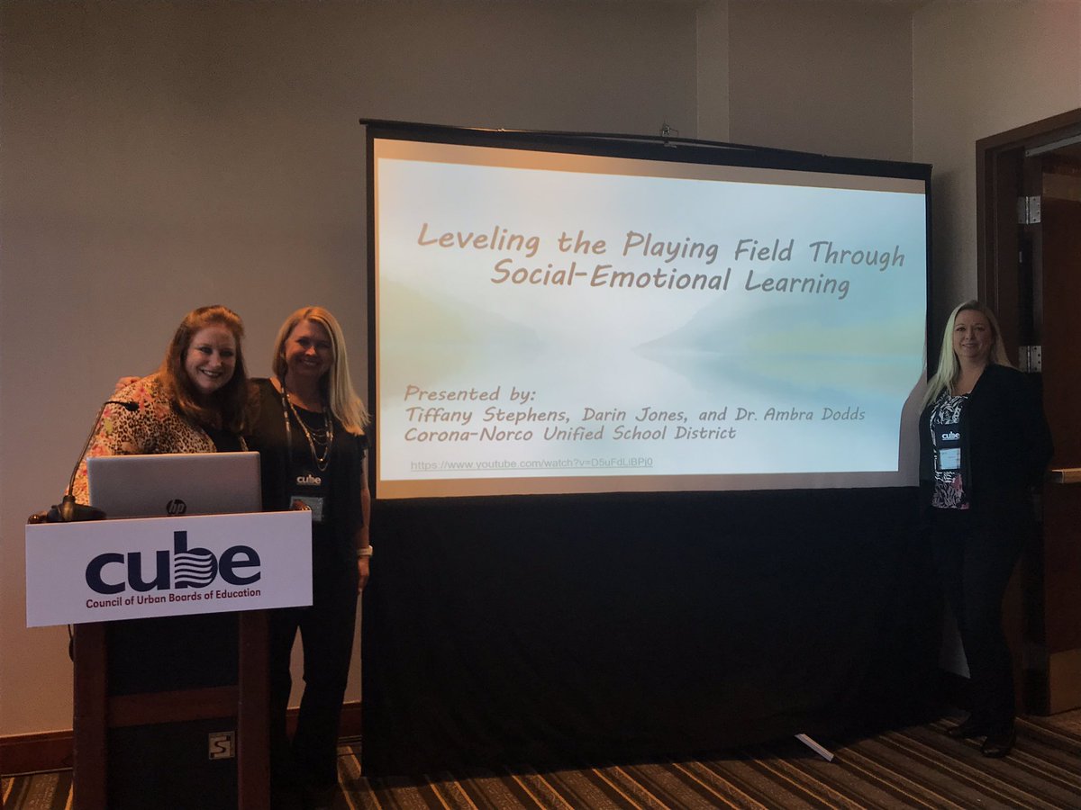 An honor to present about the importance of SEL at the CUBE Conference today.